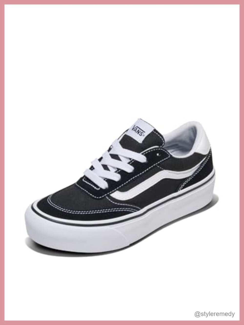 Women's Platform Lace-Up Sneakers Suede Canvas Skate Casual